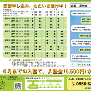 新聞折り込みチラシ